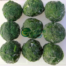 IQF Congelado Natural Espinacas Bolas Verduras